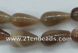 CSS202 15.5 inches 10*12mm teardrop natural sunstone beads