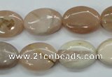 CSS205 15.5 inches 13*18mm oval natural sunstone beads