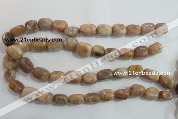 CSS254 15.5 inches 16*18mm nuggets natural sunstone beads