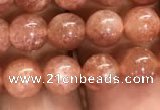 CSS301 15.5 inches 6mm round golden sunstone gemstone beads