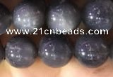 CSS317 15.5 inches 10mm round black sunstone gemstone beads