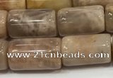 CSS401 15.5 inches 10*14mm - 10*17mm tube sunstone beads wholesale