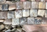 CSS425 15.5 inches 20*20mm square sunstone beads wholesale