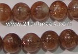 CSS554 15.5 inches 8mm round natural golden sunstone beads