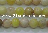 CSS601 15.5 inches 6mm round yellow sunstone gemstone beads