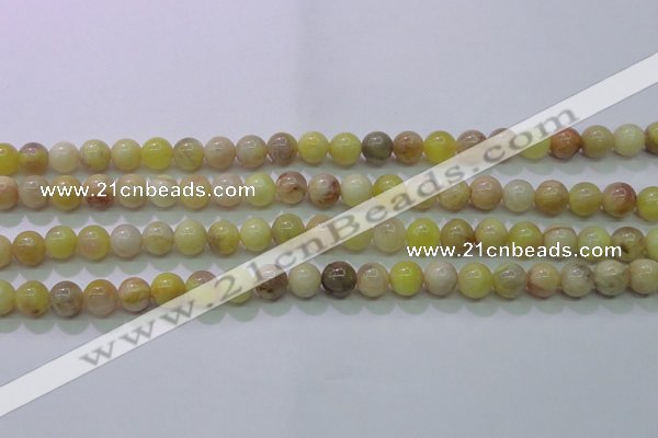 CSS602 15.5 inches 8mm round yellow sunstone gemstone beads