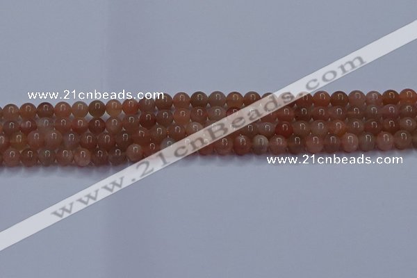 CSS661 15.5 inches 6mm round sunstone gemstone beads wholesale