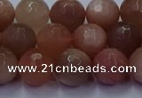 CSS673 15.5 inches 10mm faceted round sunstone gemstone beads