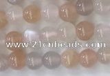 CSS700 15.5 inches 4mm round mixed sunstone beads wholesale