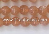 CSS703 15.5 inches 4mm round natural golden sunstone beads