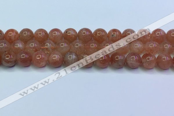 CSS716 15.5 inches 11mm round natural golden sunstone beads