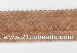 CSS751 15.5 inches 6mm round golden sunstone beads wholesale