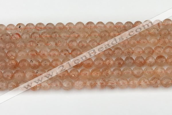 CSS751 15.5 inches 6mm round golden sunstone beads wholesale