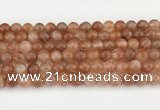 CSS753 15.5 inches 8mm round golden sunstone beads wholesale