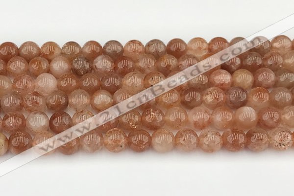 CSS753 15.5 inches 8mm round golden sunstone beads wholesale