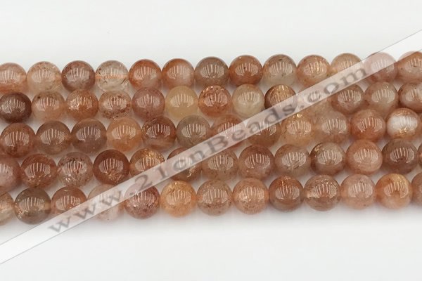 CSS754 15.5 inches 10mm round golden sunstone beads wholesale