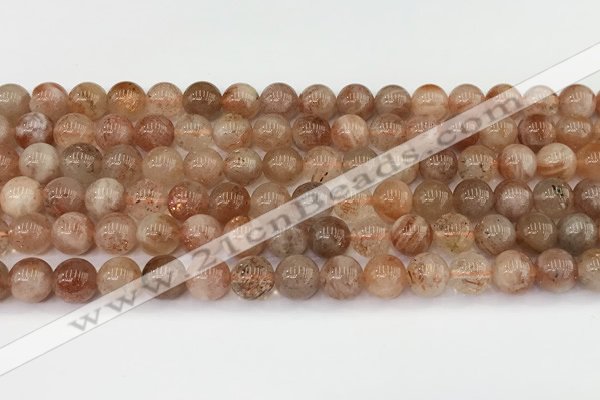 CSS763 15.5 inches 8mm round golden sunstone beads wholesale