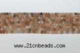 CSS783 15.5 inches 4mm round sunstone gemstone beads wholesale