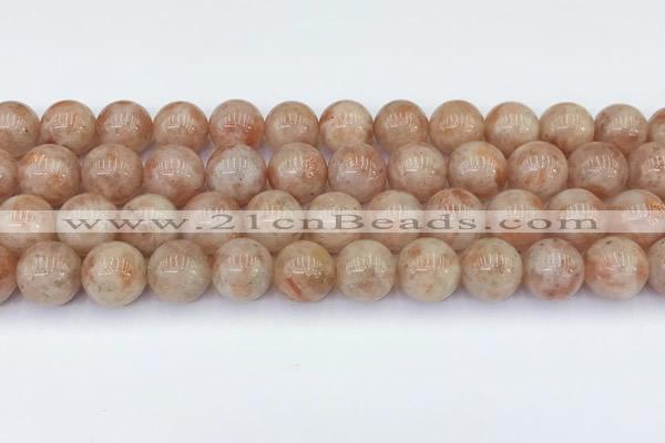 CSS793 15.5 inches 12mm round golden sunstone beads wholesale