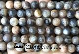 CSS868 15 inches 10mm round black sunstone beads wholesale