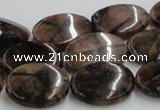 CST07 15.5 inches 18*25mm oval staurolite gemstone beads wholesale