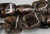 CST10 15.5 inches 18*18mm square staurolite gemstone beads wholesale