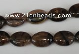 CST46 15.5 inches 10*14mm oval staurolite gemstone beads wholesale