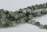 CSW10 15.5 inches 4mm faceted round seaweed quartz beads wholesale