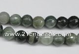 CSW11 15.5 inches 6mm faceted round seaweed quartz beads wholesale