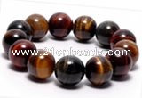 CTB08 7 inches 16mm round tiger eye stretch bracelet wholesale