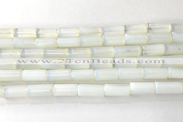 CTB1031 15 inches 8*16mm -8*18mm tube opal beads