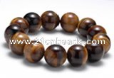 CTB14 8 inches 16mm round yellow tiger eye stretch bracelet