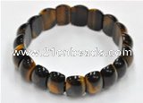 CTB18 8 inches 20*30mm  tiger eye stretch bracelet wholesale