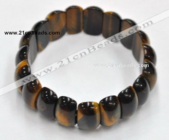 CTB18 8 inches 20*30mm  tiger eye stretch bracelet wholesale