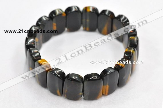 CTB19 7.5 inches 12*20mm tiger eye stretch bracelet wholesale