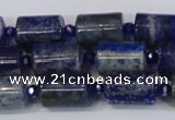 CTB200 15.5 inches 10*15mm tube lapis lazuli gemstone beads