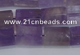 CTB204 15.5 inches 10*15mm faceted tube natural ametrine beads