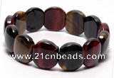 CTB25 7 inches 16*18mm tiger eye stretch bracelet wholesale