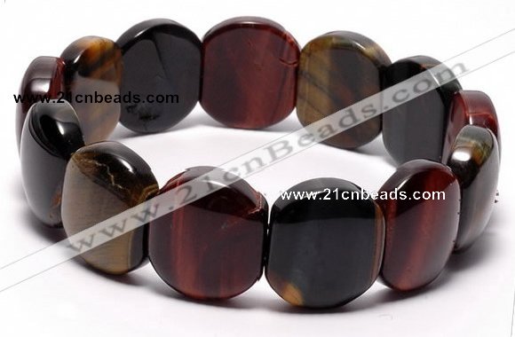 CTB25 7 inches 16*18mm tiger eye stretch bracelet wholesale