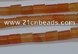 CTB303 15.5 inches 4*6mm tube red aventurine beads wholesale