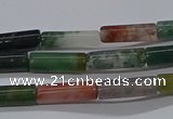 CTB314 15.5 inches 4*13mm tube Indian agate beads wholesale