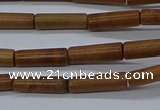 CTB331 15.5 inches 4*13mm tube Chinese picture jasper beads wholesale