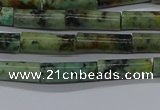 CTB344 15.5 inches 4*13mm tube African turquoise beads wholesale