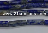 CTB356 15.5 inches 4*13mm tube lapis lazuli beads wholesale