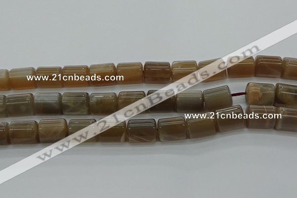 CTB511 15.5 inches 10*13mm triangle sunstone beads wholesale