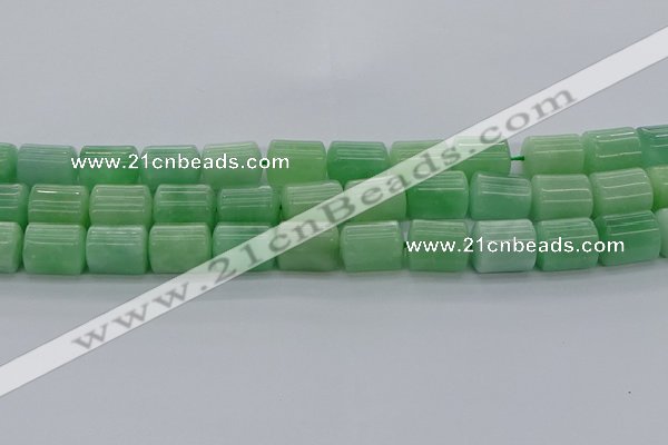 CTB520 15.5 inches 10*13mm triangle jade beads wholesale