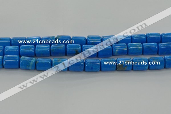 CTB538 15.5 inches 10*13mm triangle turquoise beads wholesale