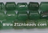 CTB705 15.5 inches 6*8mm tube green aventurine beads wholesale