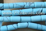 CTB805 15.5 inches 2*4mm tube turquoise beads wholesale