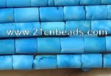 CTB806 15.5 inches 2*4mm tube turquoise beads wholesale